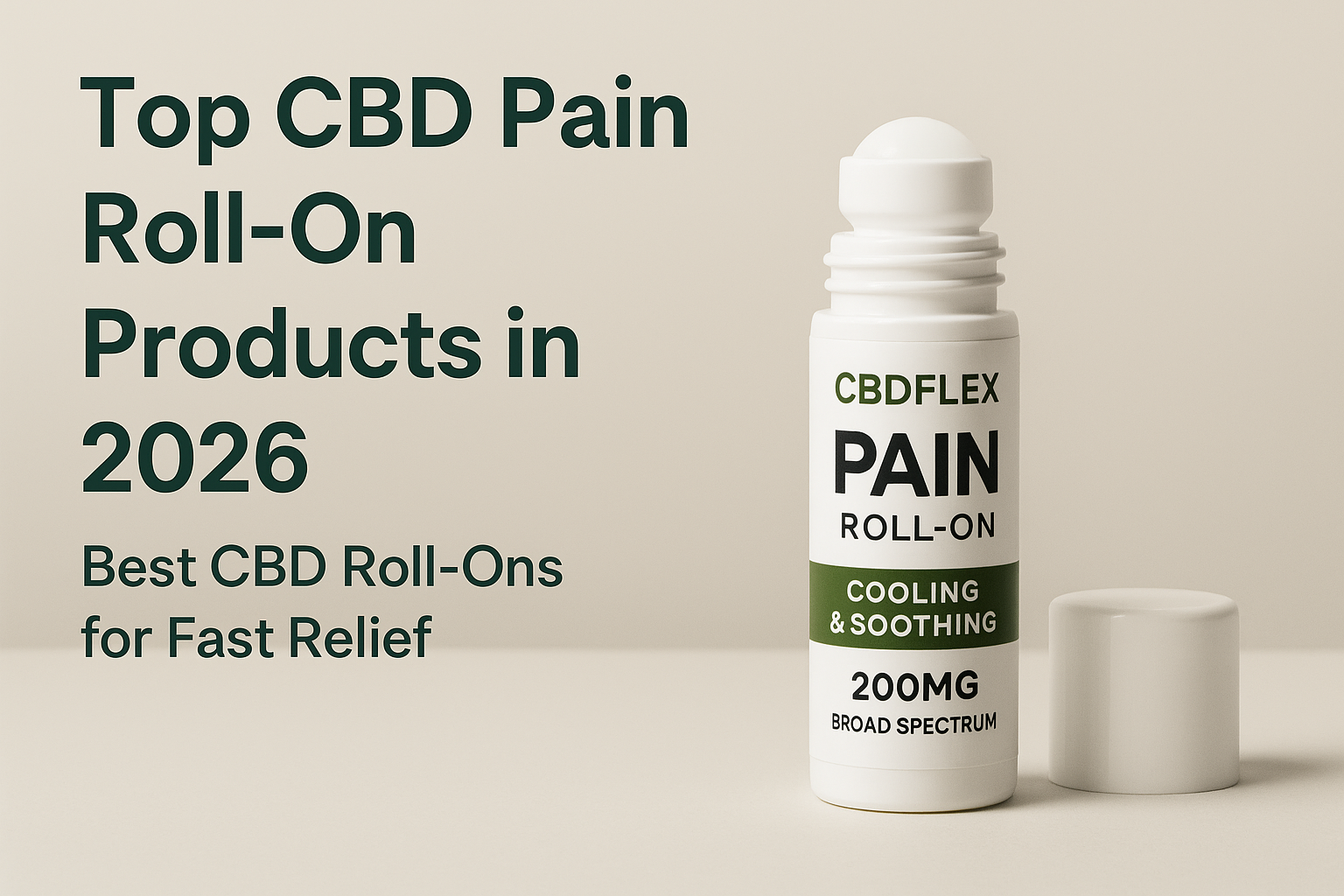 Top CBD Pain Roll-On Products in 2026